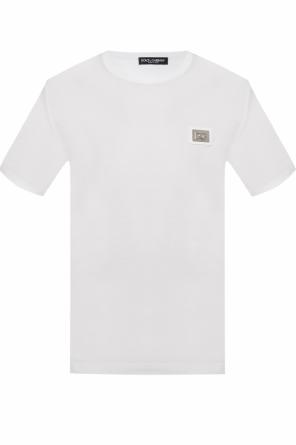 Logo-patched t-shirt, zdjęcie 1 Logo-patched t-shirt od Dolce & Gabbana